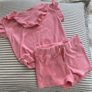 Hudson Jeans Terry Cloth Set 12-18M